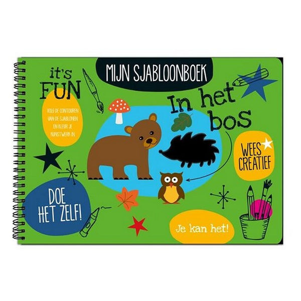 Boek Mijn Sjabloonboek In Het Bos