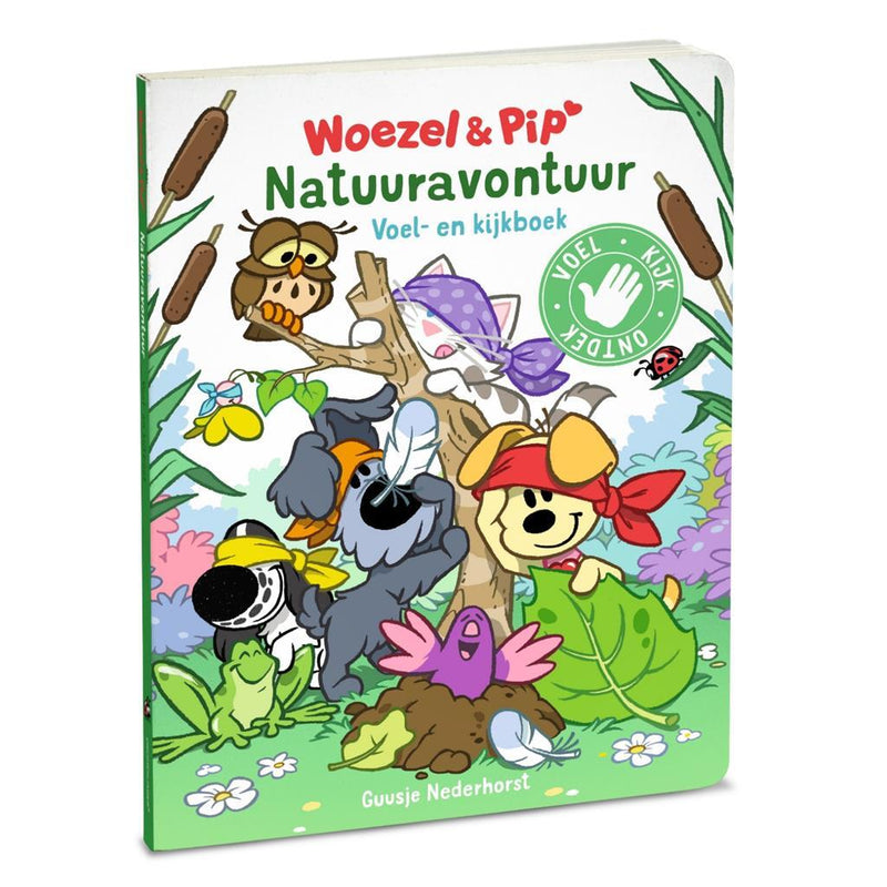 Woezel en Pip Boek Natuuravontuur Voel- en Kijkboek