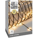 LED Verlichting 480 LED - 36 meter - extra warm wit - voor binnen en buiten - 8 Lichtfuncties - Sof