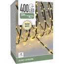 LED Verlichting 400 LED - 12 meter - warm wit - voor binnen en buiten - 8 Lichtfuncties - Soft Wire