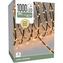 LED Verlichting 1000 LED - 30 meter - extra warm wit - voor binnen en buiten - 8 Lichtfuncties - So