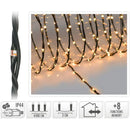 LED Verlichting 1500 LED - 45 meter - extra warm wit - voor binnen en buiten - 8 Lichtfuncties - So