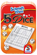 5-Dice Dobbelspel in Blikje