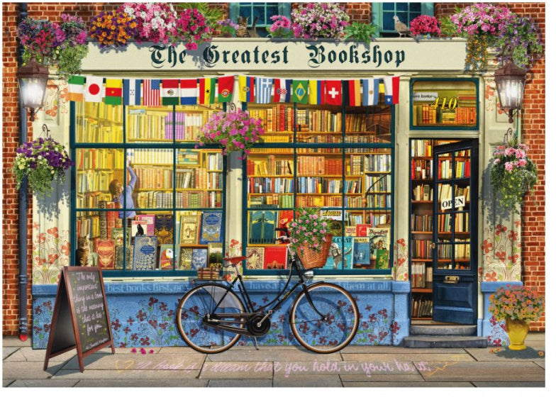 legpuzzel Boekhandel karton 1000 stukjes