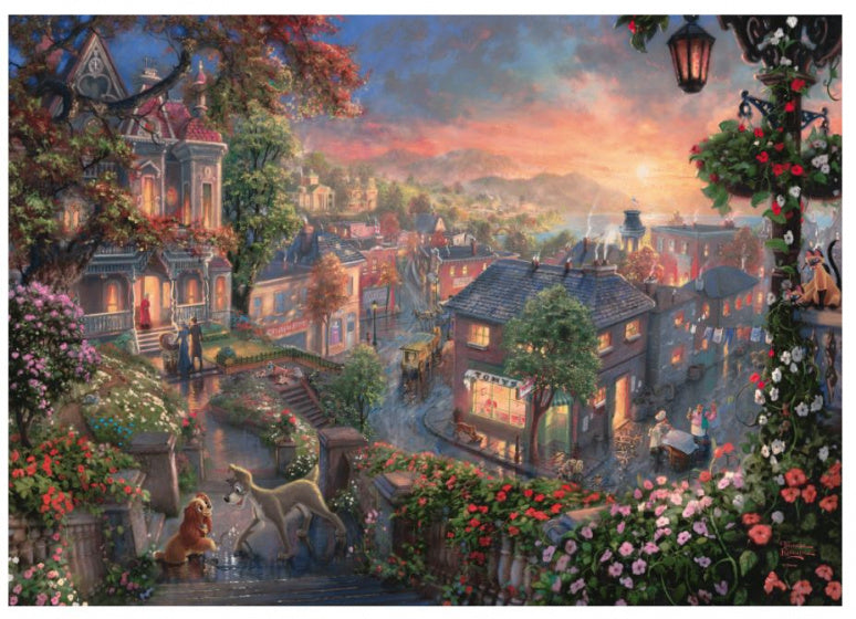 legpuzzel Disney Lady and Tramp karton 1000 stukjes