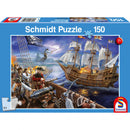 legpuzzel Piratenavontuur junior karton 150 stukjes