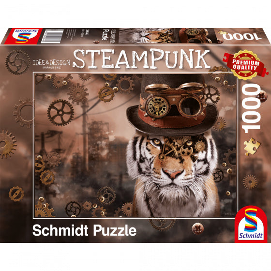 legpuzzel Steampunk Tijger 1000 stukjes