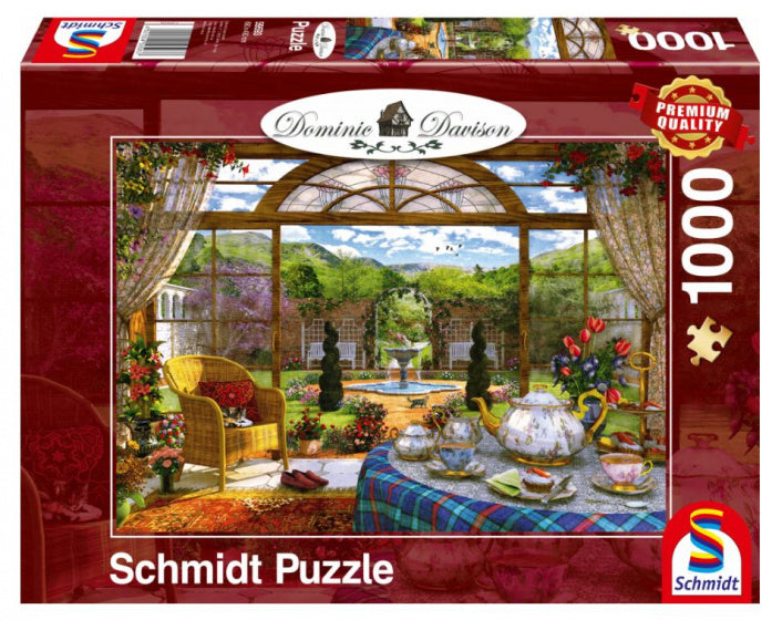 legpuzzel Uitzicht Serre karton 1000 stukjes