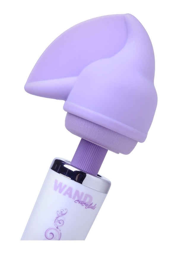 Flutter Tip Silicone Wand Attachment - Paars