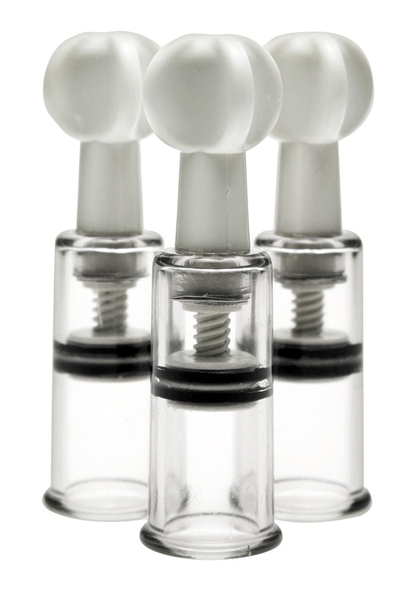 Max Twist Tepels & Clitoris Pompjes - 3 stuks