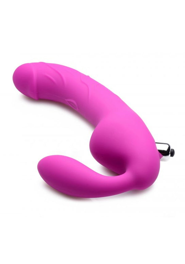 Royal Rider - Vibrerende Silicone Strapless Strap-On