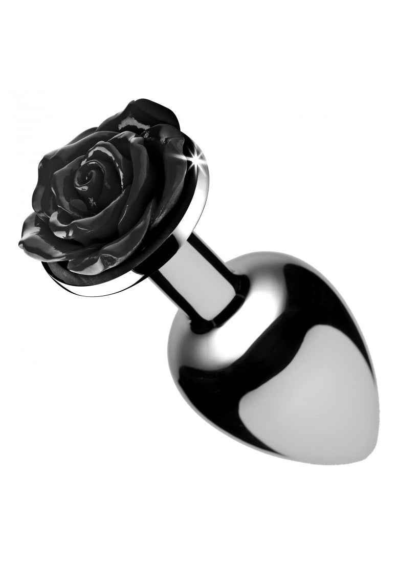Black Rose - Buttplug - Klein