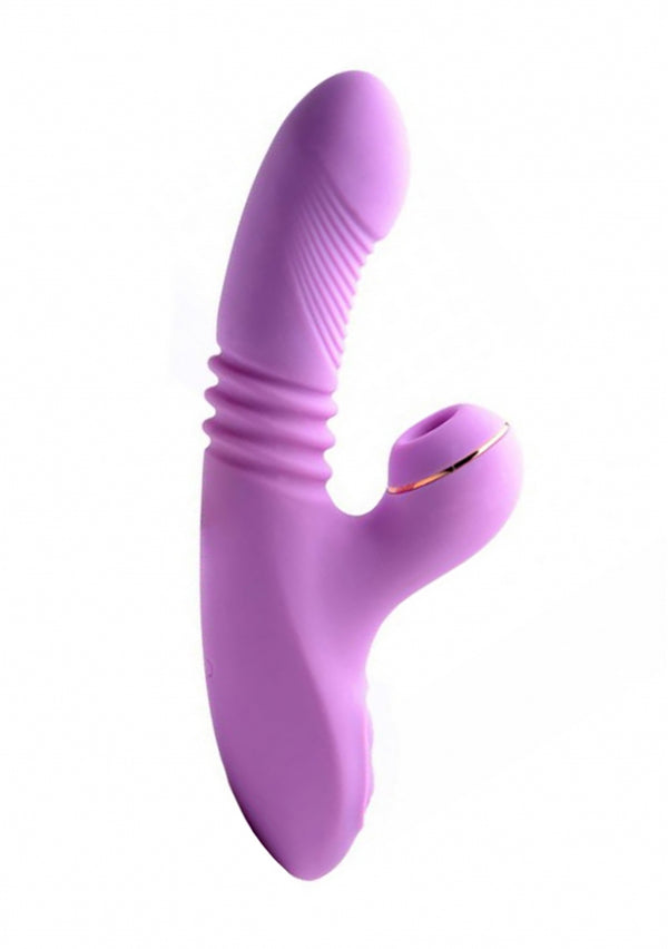Shegasm Pro-Thrust Stuwende Zuig Konijn - Paar