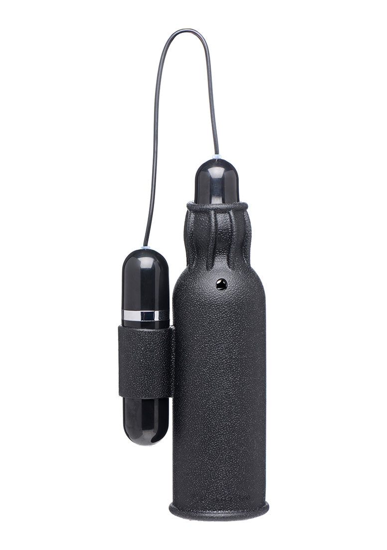 Lightning Stroke - Siliconen Stroker met Vibrerende Kogel