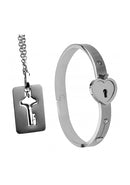 Cuffed Locking Armband en Sleutel ketting