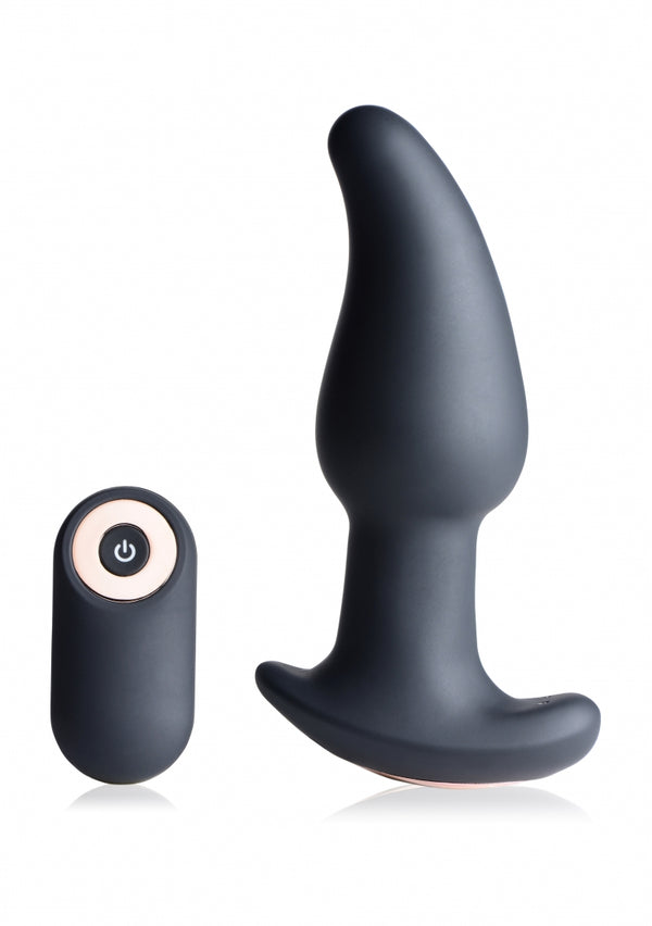 Slim M - Gebogen Rimplug met Afstandsbediening