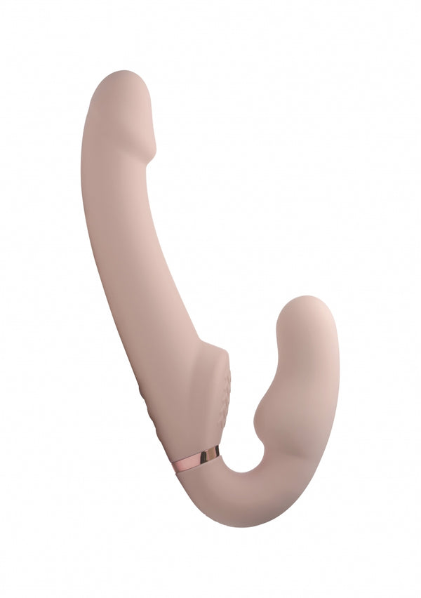 Evoke Ergo-Fit - Opblaasbare en vibrerende Strapless Strap-On