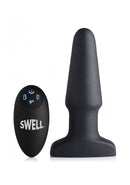 Opblaasbare Vibrerende Siliconen Butt Plug