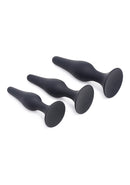 Triple Spire - Silicone Anaal Trainer - 3 Stuks