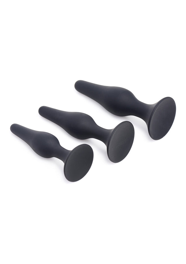 Triple Spire - Silicone Anaal Trainer - 3 Stuks