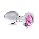 Gem Glass Anal Plug - Medium