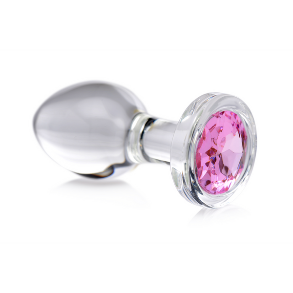 Gem Glass Anal Plug - Medium
