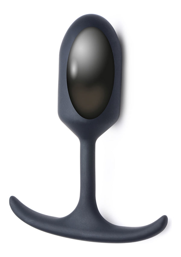 Premium verzwaarde anaalplug van silicone - Medium