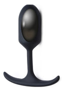 Premium verzwaarde anaalplug van silicone - klein