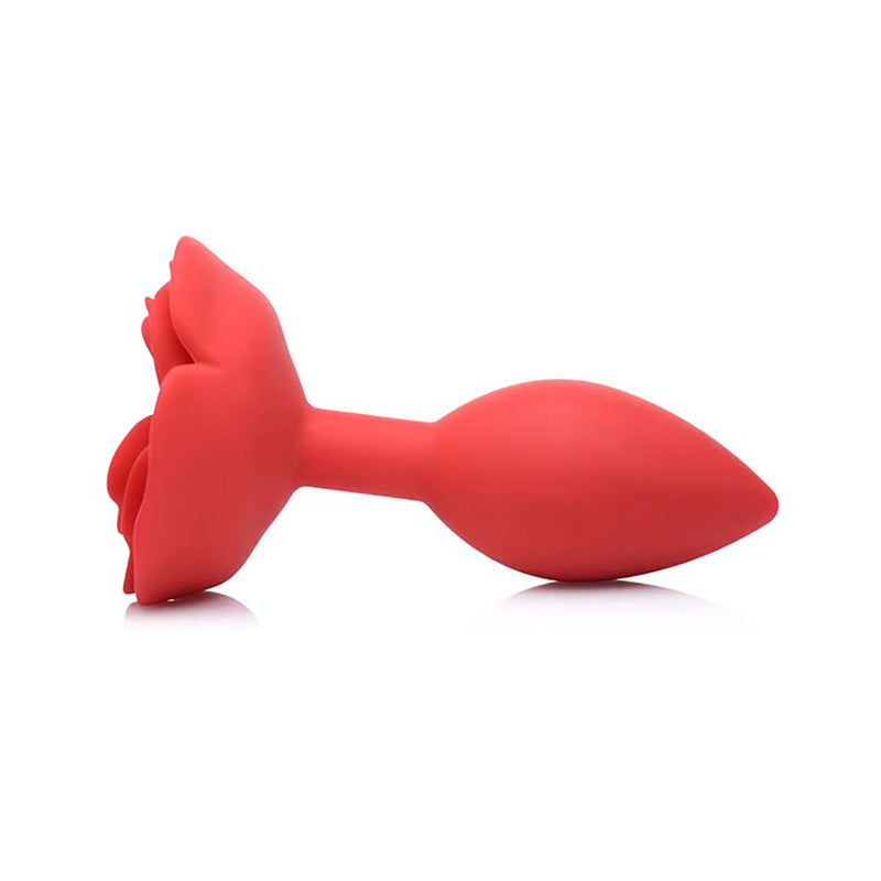 Booty Bloom - Silicone Rose Anale Plug - Rood