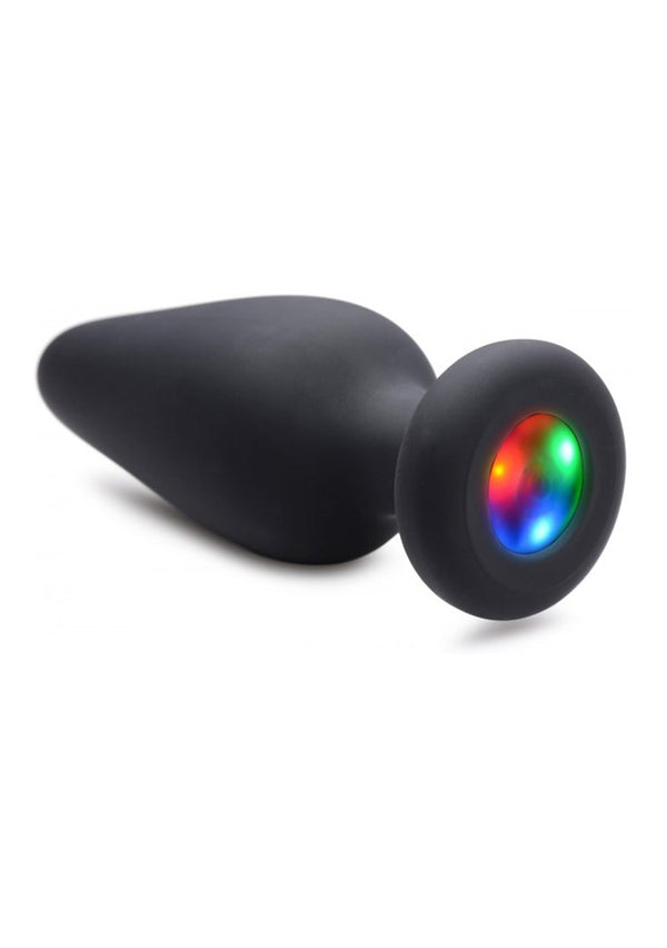 Siliconen Lichtgevende Butt Plug - Klein