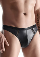 Wetlook Herenstring - Zwart