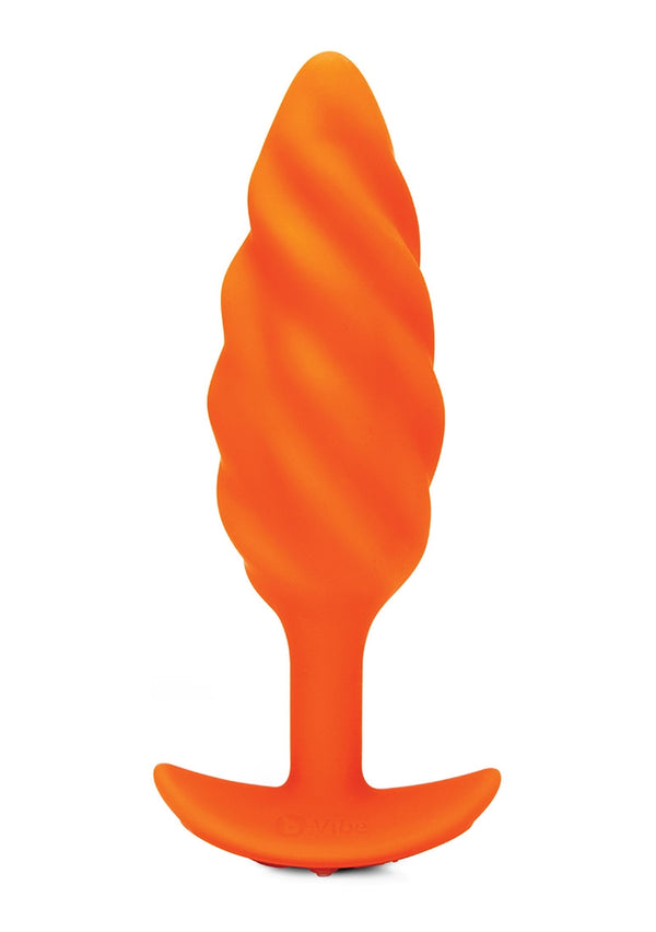 Swirl Textuurplug - Vibrerende Butt Plug