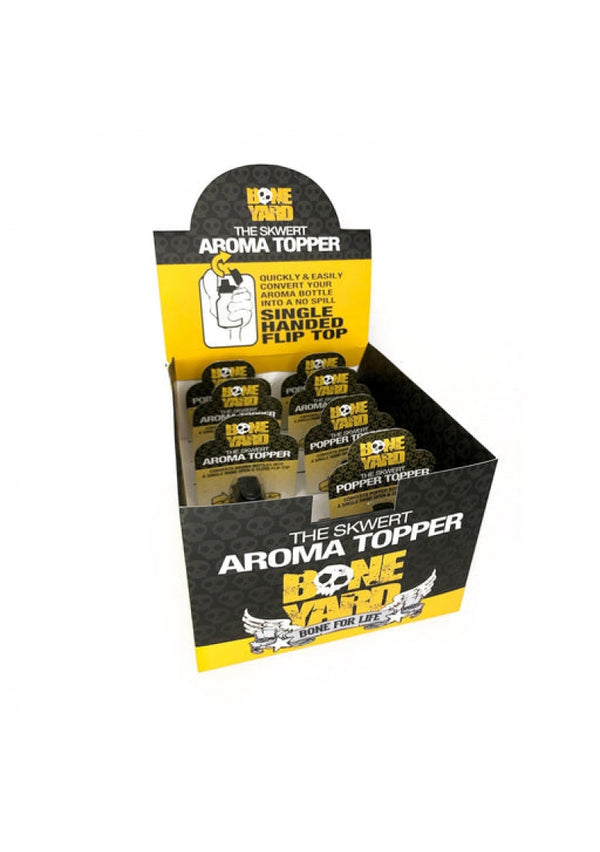 Skwert Aroma Topper - POS Kit - 6 groot, 6 klein - Zwart