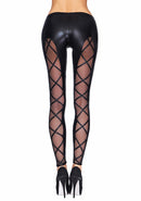 CAMIRI Wetlook en Mesh Legging - Zwart