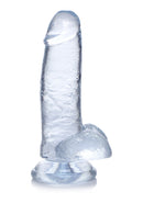 Bareskin Vibrerende Dildo met Ballen - 25,5 cm
