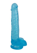 Lollicock - Dildo Slim Stick With Balls - Berry Ice - 20.3 cm