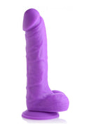 Silicone Dildo met Ballen - 18 cm