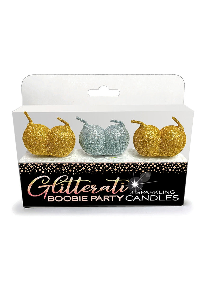 Glitterati Boobie Candle Set