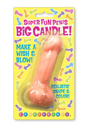 Super Fun Big Penis Candle, Pink