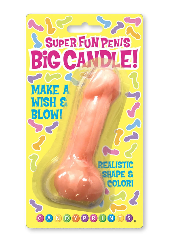 Super Fun Big Penis Candle, Pink