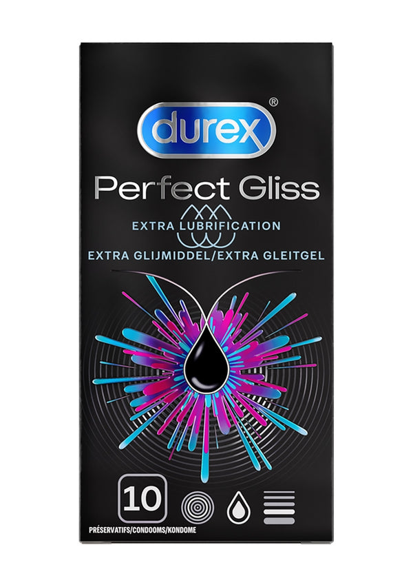 Durex Perfect Gliss Condooms - 10 stuks