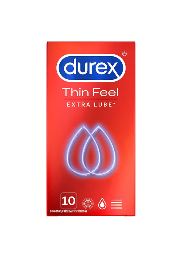 Durex Thin Feel Extra Glijmiddel - 10 stuks