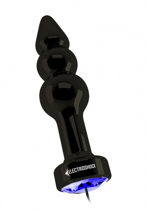 Ribbed Butt Plug - Gun Grey
