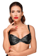 Wetlook Bh met Handgemaakte Plooien - S - L