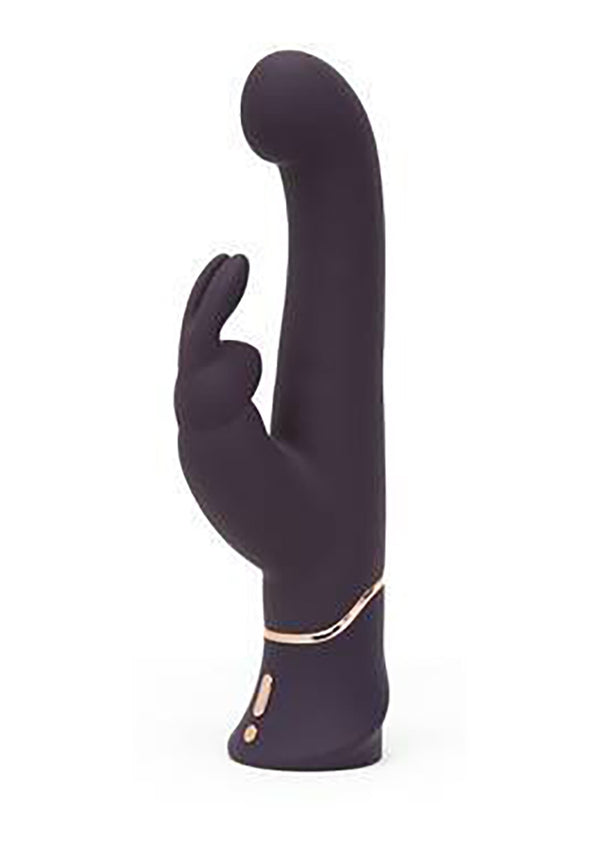 Grijze Greedy Girl Stroking Motion G-Spot Vibrator - Paars