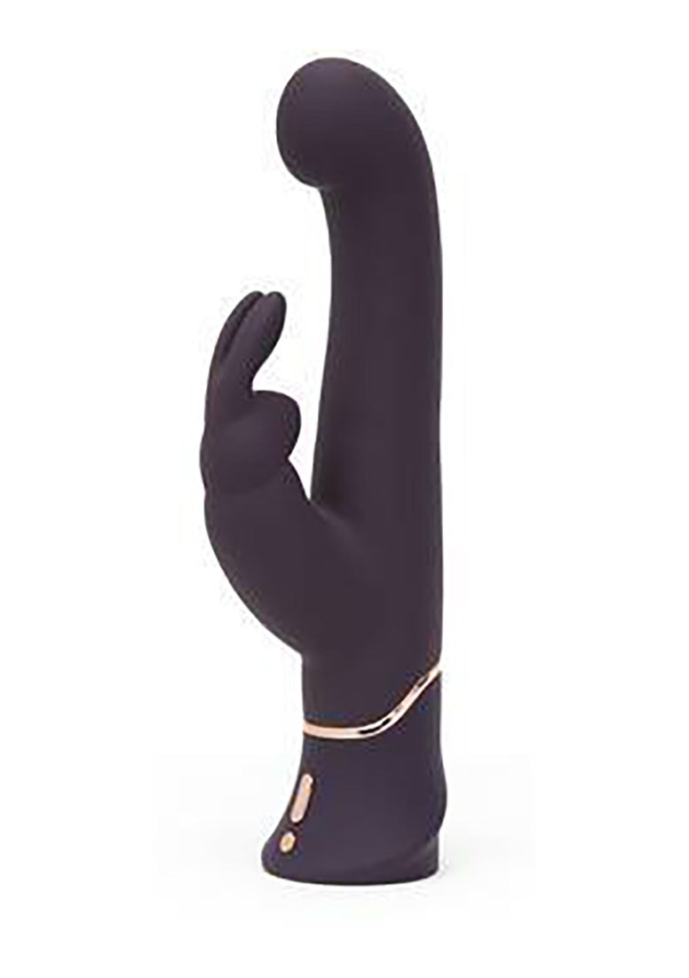 Grijze Greedy Girl Stroking Motion G-Spot Vibrator - Paars