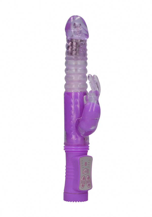 Thrusting Rabbit Vibrator - Purple