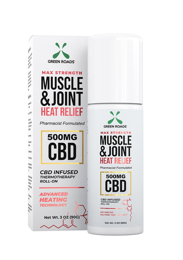 Muscle and Joint Heat Relief Roll On - 500 MG