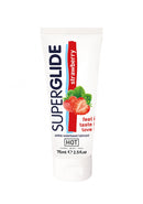 Superglide - Eetbaar Waterbasis Glijmiddel - Aardbei - 3 fl oz / 75 ml