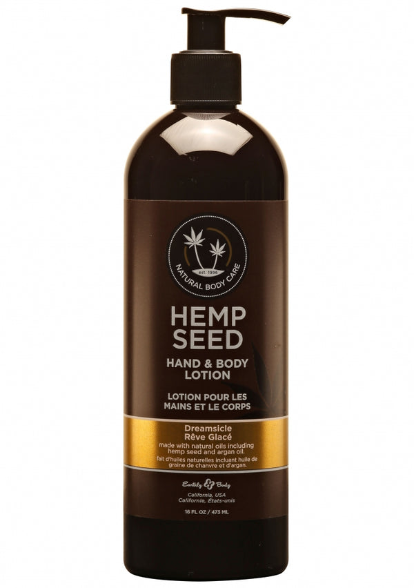 Dreamsicle hand- en bodylotion met mandarijn-pruimgeur - 16oz